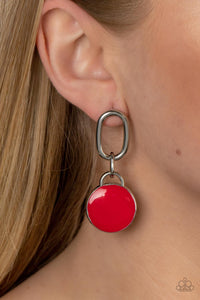 Drop a TINT - Red ~ Paparazzi Earrings - Glitzygals5dollarbling Paparazzi Boutique 