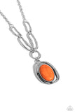 Sandstone Stroll - Orange ~ Paparazzi Necklace - Glitzygals5dollarbling Paparazzi Boutique 