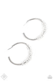 Bubble-Bursting Bling - White ~ Paparazzi Earrings Exclusive - Glitzygals5dollarbling Paparazzi Boutique 