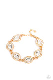 Next-Level Sparkle - Gold ~ Paparazzi Bracelet - Glitzygals5dollarbling Paparazzi Boutique 