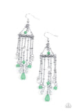 Marina Breeze - Green ~ Paparazzi Earrings - Glitzygals5dollarbling Paparazzi Boutique 
