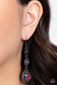 Dripping Self-Confidence - Multi ~ Paparazzi Earrings - Glitzygals5dollarbling Paparazzi Boutique 