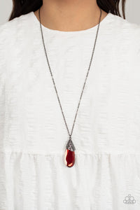 Dibs on the Dazzle - Red ~ Paparazzi Necklace - Glitzygals5dollarbling Paparazzi Boutique 