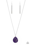 Shimmering Seafloors - Purple ~ Paparazzi Necklace - Glitzygals5dollarbling Paparazzi Boutique 