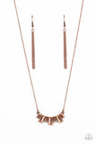 Hype Girl Glamour - Copper ~ Paparazzi Necklace - Glitzygals5dollarbling Paparazzi Boutique 