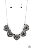 Badlands Basin - Black ~ Paparazzi Necklace - Glitzygals5dollarbling Paparazzi Boutique 