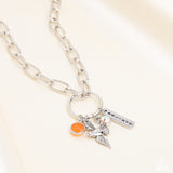 Inspired Songbird - Orange ~ Paparazzi Necklace - Glitzygals5dollarbling Paparazzi Boutique 