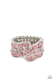 No Flowers Barred - Pink ~ Paparazzi Ring - Glitzygals5dollarbling Paparazzi Boutique 