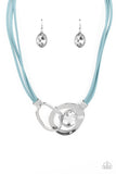 Californian Cowgirl - Blue ~ Paparazzi Necklace - Glitzygals5dollarbling Paparazzi Boutique 