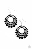 So Self-GLOW-rious - Black ~ Paparazzi Earrings - Glitzygals5dollarbling Paparazzi Boutique 