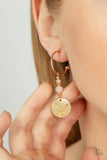 Artificial STARLIGHT - Gold ~ Paparazzi Earrings - Glitzygals5dollarbling Paparazzi Boutique 