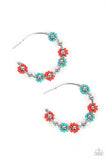 Growth Spurt - Red ~ Paparazzi Earrings - Glitzygals5dollarbling Paparazzi Boutique 