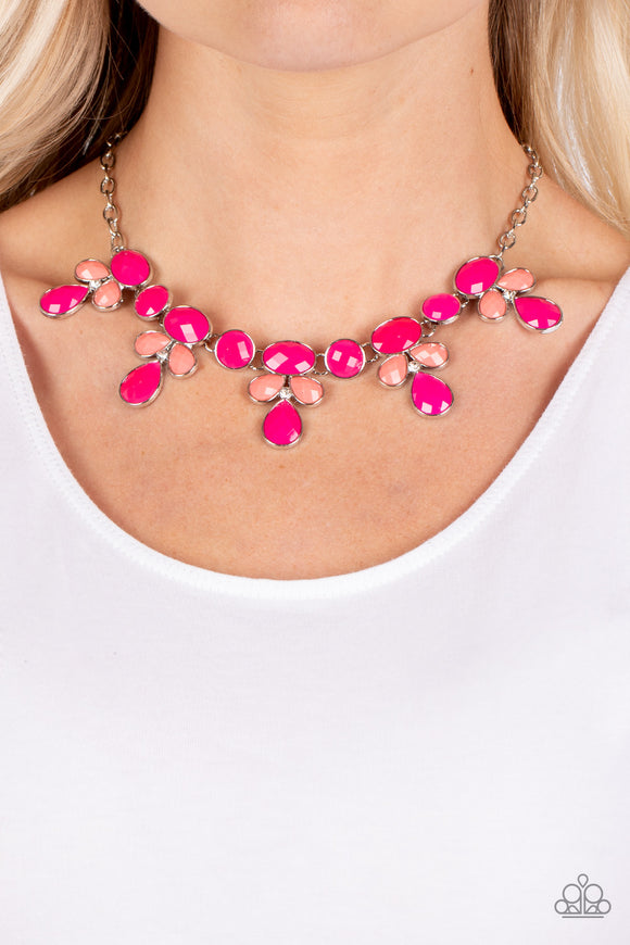 Midsummer Meadow - Pink ~ Paparazzi Necklace - Glitzygals5dollarbling Paparazzi Boutique 