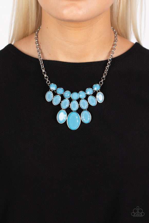 Delectable Daydream - Blue ~ Paparazzi Necklace - Glitzygals5dollarbling Paparazzi Boutique 