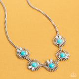 Fully Solar-Powered - Blue ~ Paparazzi Necklace - Glitzygals5dollarbling Paparazzi Boutique 