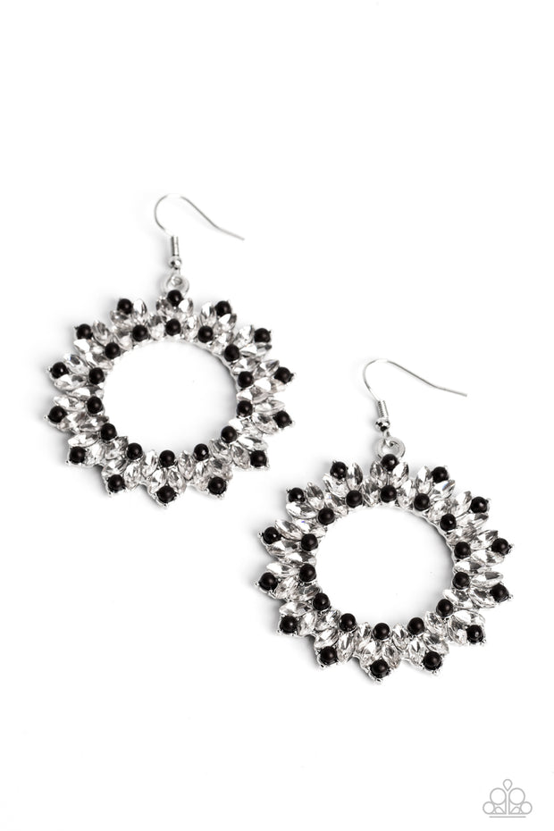 Combustible Couture - Black ~ Paparazzi Earrings - Glitzygals5dollarbling Paparazzi Boutique 