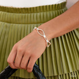 Interwoven Illusion - Rose Gold ~ Paparazzi Bracelet - Glitzygals5dollarbling Paparazzi Boutique 