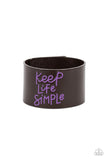 Simply Stunning - Purple ~ Paparazzi Bracelet - Glitzygals5dollarbling Paparazzi Boutique 