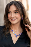 Glittering Geometrics - Purple ~ Paparazzi Necklace - Glitzygals5dollarbling Paparazzi Boutique 