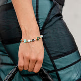 Groovy Gerberas - Blue ~ Paparazzi Bracelet - Glitzygals5dollarbling Paparazzi Boutique 