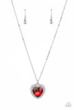 Sweethearts Stroll - Red ~ Paparazzi Necklace - Glitzygals5dollarbling Paparazzi Boutique 