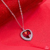Sweethearts Stroll - Red ~ Paparazzi Necklace - Glitzygals5dollarbling Paparazzi Boutique 