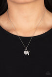 You Hold My Heart - White ~ Paparazzi Necklace - Glitzygals5dollarbling Paparazzi Boutique 