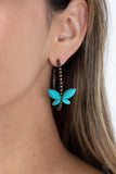 Bohemian Butterfly - Brass ~ Paparazzi Earrings - Glitzygals5dollarbling Paparazzi Boutique 