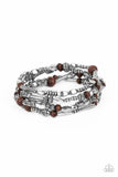 Jungle Jubilee - Brown ~ Paparazzi Bracelet - Glitzygals5dollarbling Paparazzi Boutique 