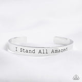 I Stand All Amazed - Silver ~ Paparazzi Bracelet - Glitzygals5dollarbling Paparazzi Boutique 