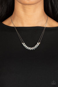 Shimmering High Society - Silver ~ Paparazzi Necklace - Glitzygals5dollarbling Paparazzi Boutique 