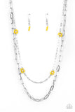 Bold Buds - Yellow ~ Paparazzi Necklace - Glitzygals5dollarbling Paparazzi Boutique 