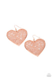 Fairest in the Land - Copper ~ Paparazzi Earrings - Glitzygals5dollarbling Paparazzi Boutique 
