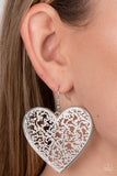Fairest in the Land - Silver ~ Paparazzi Earrings - Glitzygals5dollarbling Paparazzi Boutique 