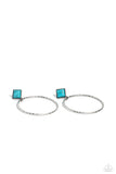 Canyon Circlet - Blue ~ Paparazzi Earrings - Glitzygals5dollarbling Paparazzi Boutique 