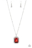 Galloping Gala - Red ~ Paparazzi Necklace - Glitzygals5dollarbling Paparazzi Boutique 