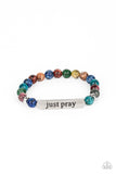 Just Pray - Multi ~ Paparazzi Bracelet - Glitzygals5dollarbling Paparazzi Boutique 
