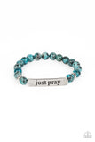 Just Pray - Blue ~ Paparazzi Bracelet - Glitzygals5dollarbling Paparazzi Boutique 
