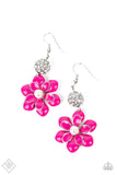 Bewitching Botany - Pink ~ Paparazzi Earrings Fashion Fix September 2022 - Glitzygals5dollarbling Paparazzi Boutique 