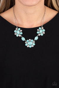 Your Chariot Awaits - Blue ~ Paparazzi Necklace - Glitzygals5dollarbling Paparazzi Boutique 