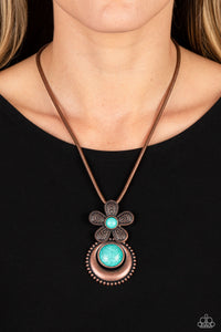 Bohemian Blossom - Copper ~ Paparazzi Necklace - Glitzygals5dollarbling Paparazzi Boutique 