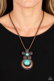 Bohemian Blossom - Copper ~ Paparazzi Necklace - Glitzygals5dollarbling Paparazzi Boutique 