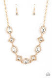 Diamond of the Season - Gold ~ Paparazzi Necklace - Glitzygals5dollarbling Paparazzi Boutique 