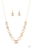 Elegantly Elite - Gold ~ Paparazzi Necklace - Glitzygals5dollarbling Paparazzi Boutique 