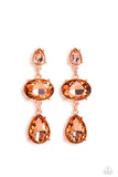 Royal Appeal - Copper ~ Paparazzi Earrings - Glitzygals5dollarbling Paparazzi Boutique 