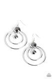 Dapperly Deluxe - Silver ~ Paparazzi Earrings - Glitzygals5dollarbling Paparazzi Boutique 