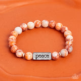 Serene Season - Orange ~ Paparazzi Bracelet - Glitzygals5dollarbling Paparazzi Boutique 