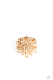 Coastal Chic - Gold ~ Paparazzi Ring - Glitzygals5dollarbling Paparazzi Boutique 