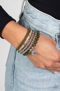 Offshore Outing - Green ~ Paparazzi Bracelet - Glitzygals5dollarbling Paparazzi Boutique 
