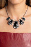 Formally Forged - Black ~ Paparazzi Necklace - Glitzygals5dollarbling Paparazzi Boutique 